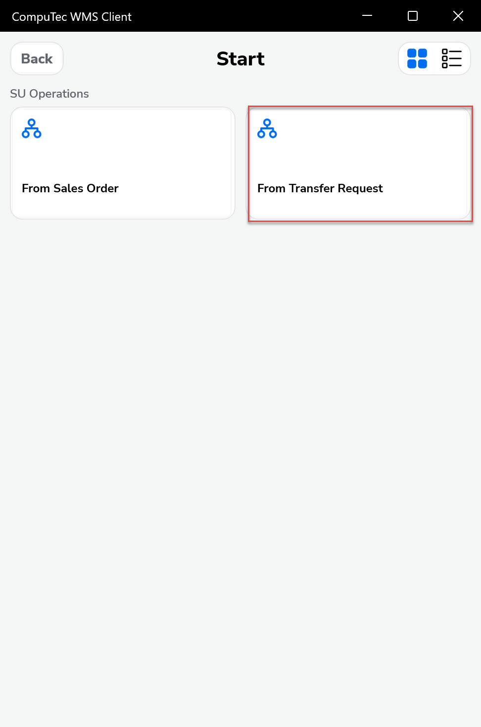 From Transfer Request