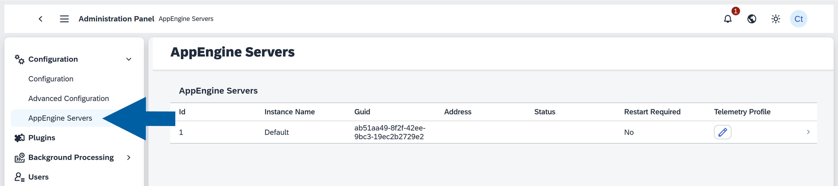 a screen showing adding database user credentials