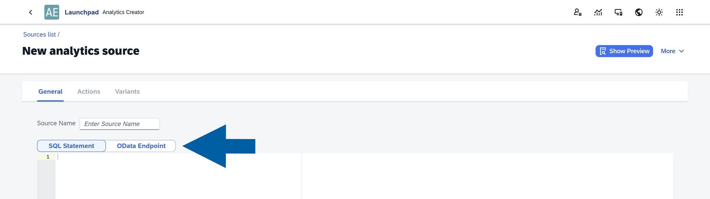 screen showing clicking on the go to source manager button