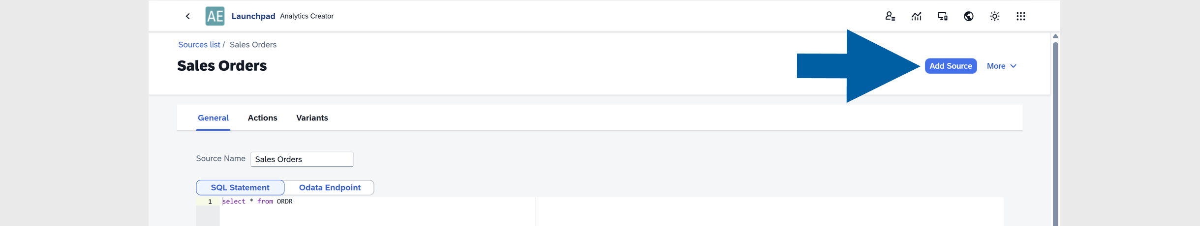 screen showing clicking on the go to source manager button