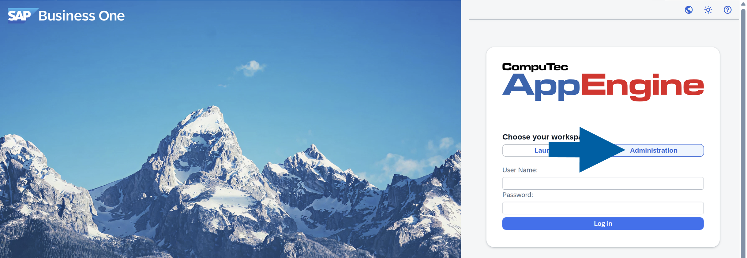 CompuTec AppEngine Main Window