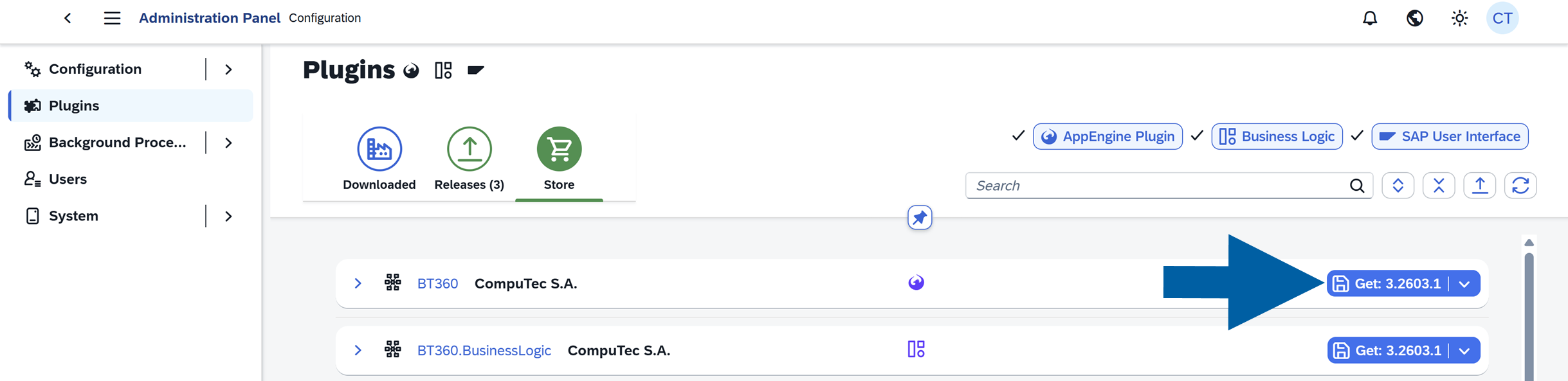 plugin installation