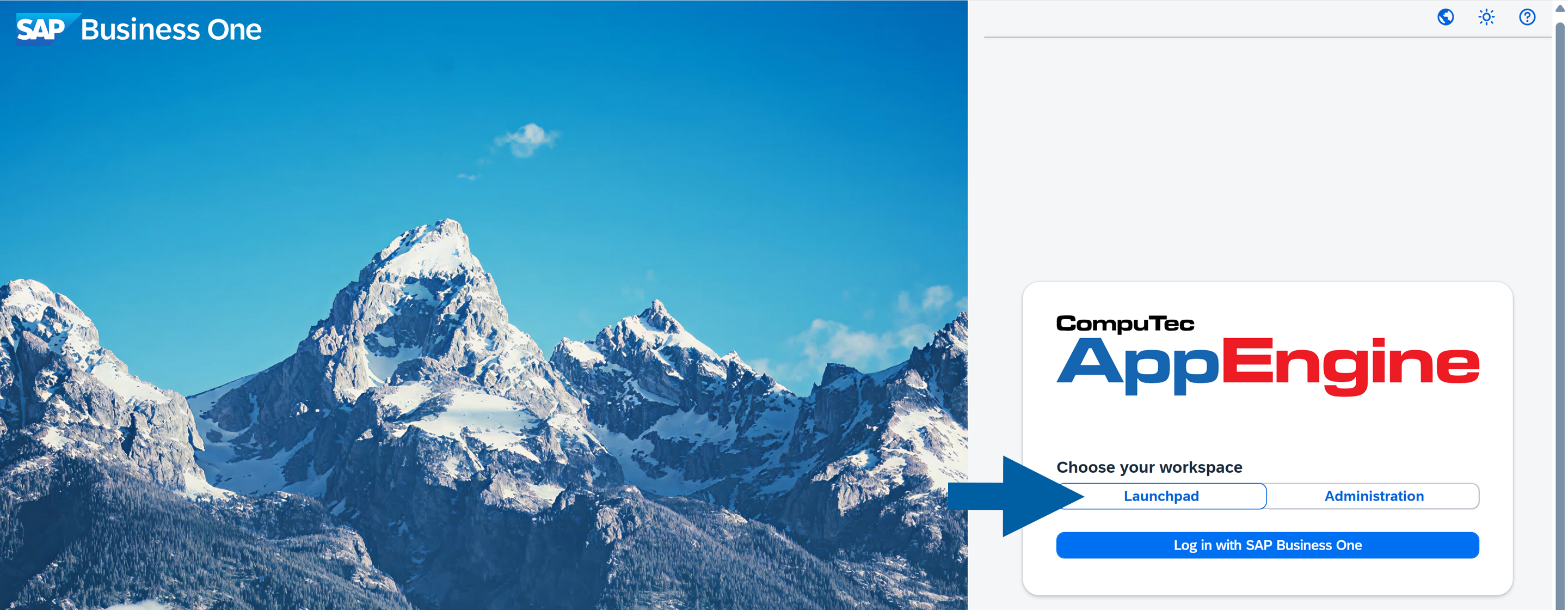 Screen showing appengine launchpad