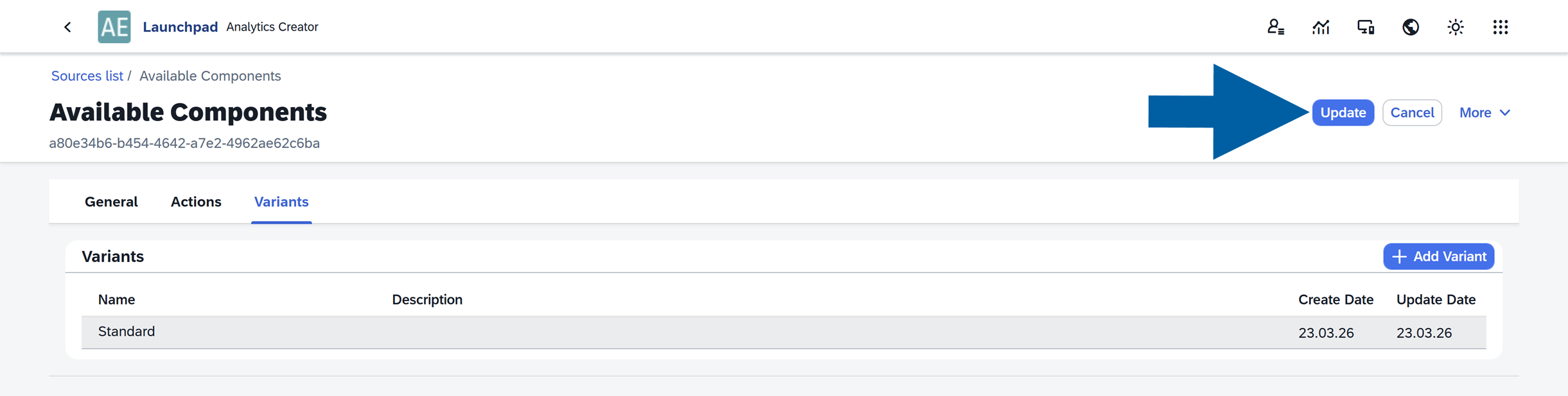 screen showing updateing the changes in the source