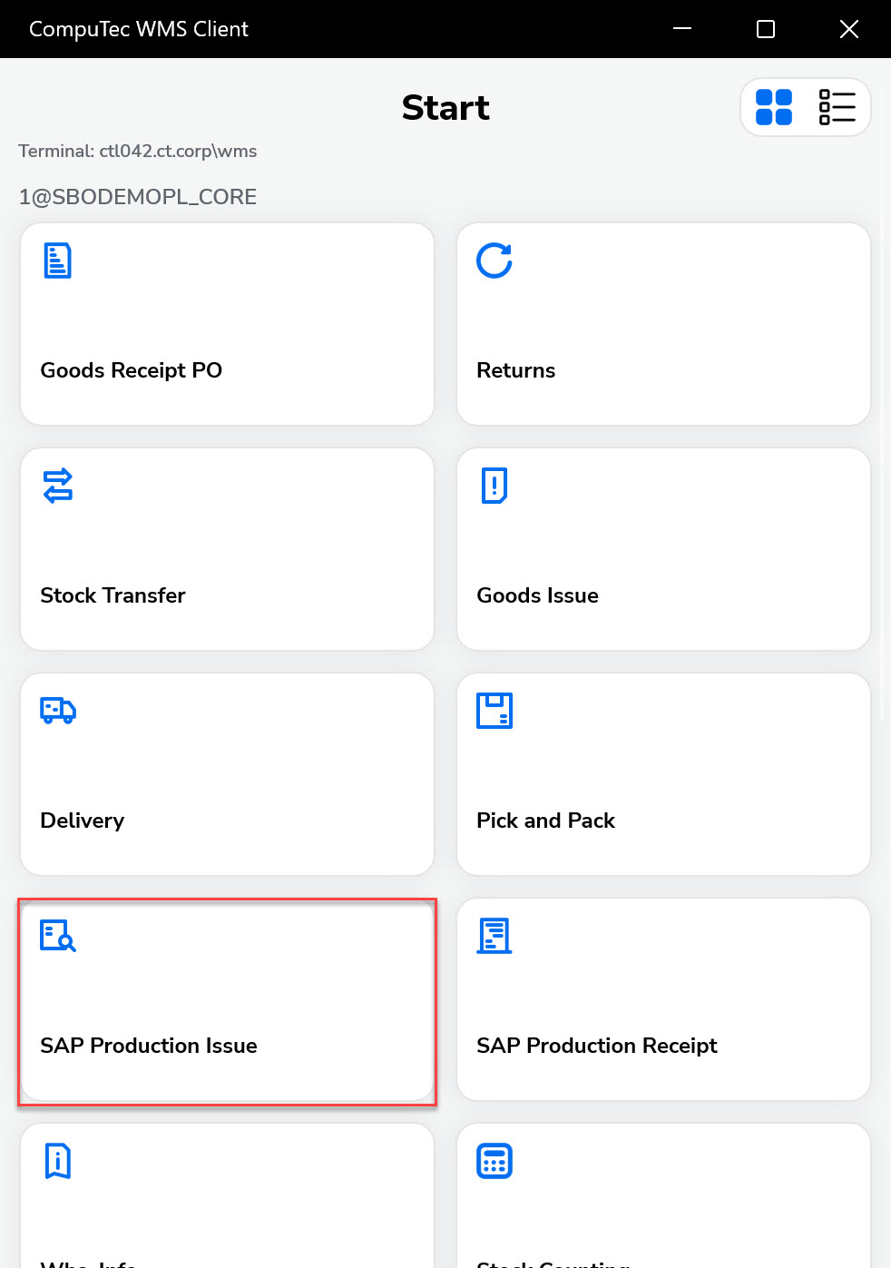 SAP Production Issue